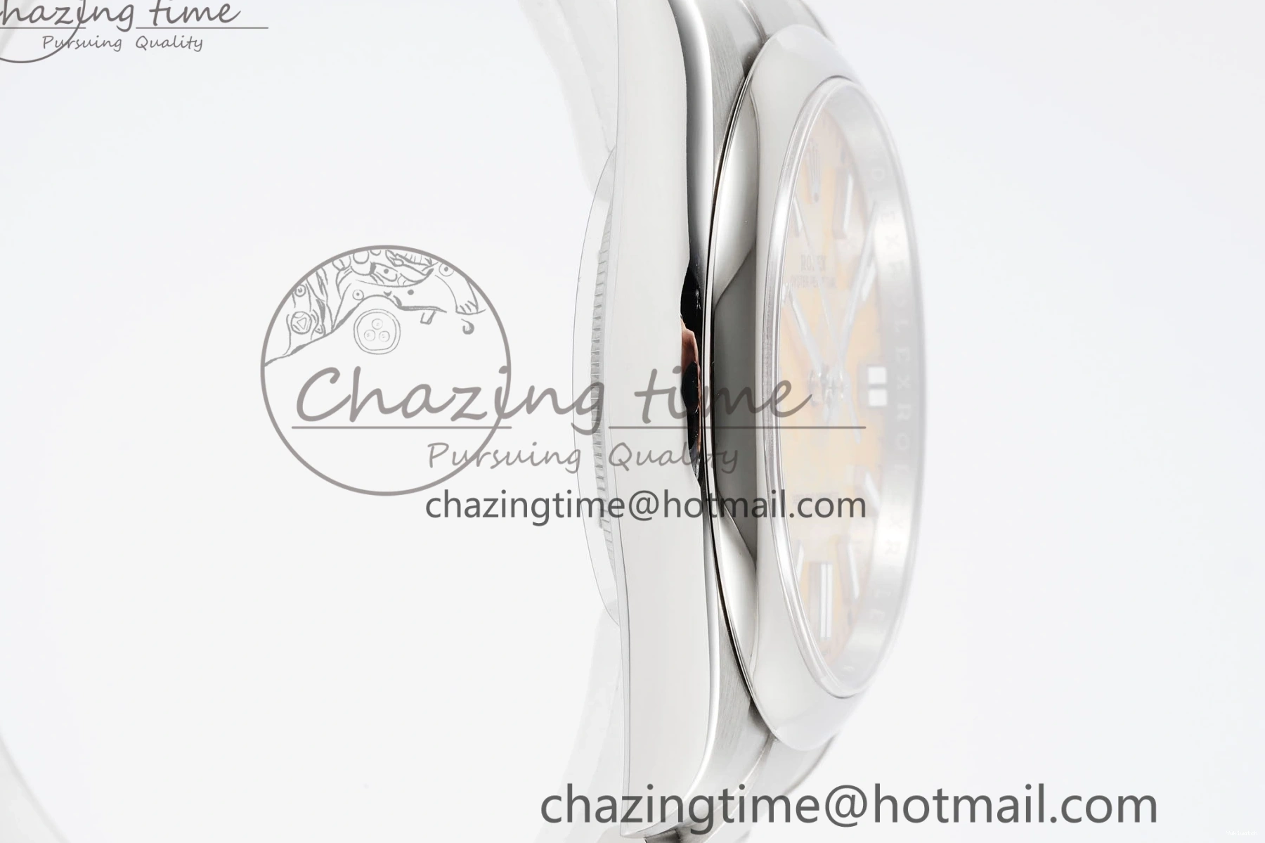 Perpetual Yellow 124300 KING Steel 904L Bracelet Best 1:1 on VR3230 SS Edition Oyster Dial 41mm 1225